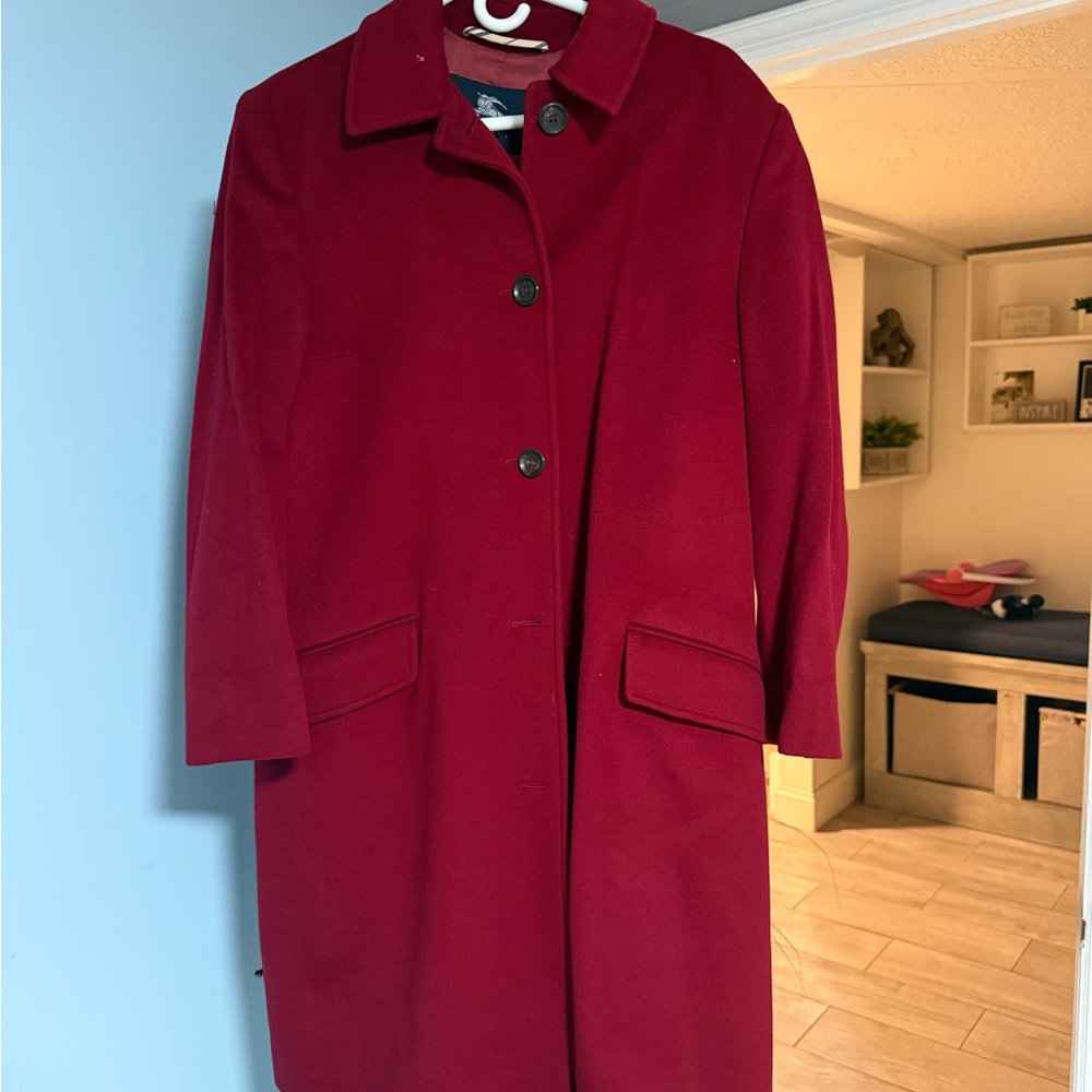 Burberry Red Trench Coat